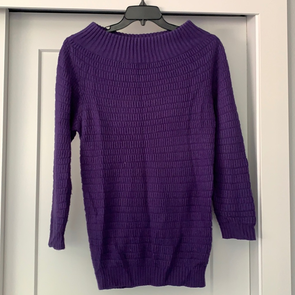 Purple Sweater Tunic